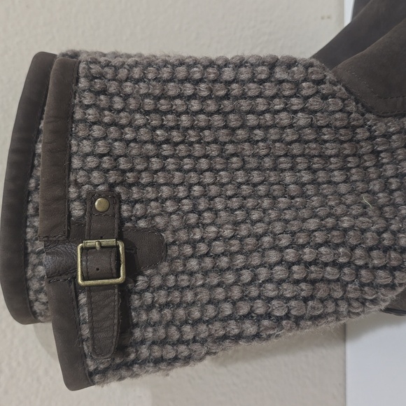 🌾 UGG LYZA WOOL BLEND KNIT BOOTS - Picture 4 of 13